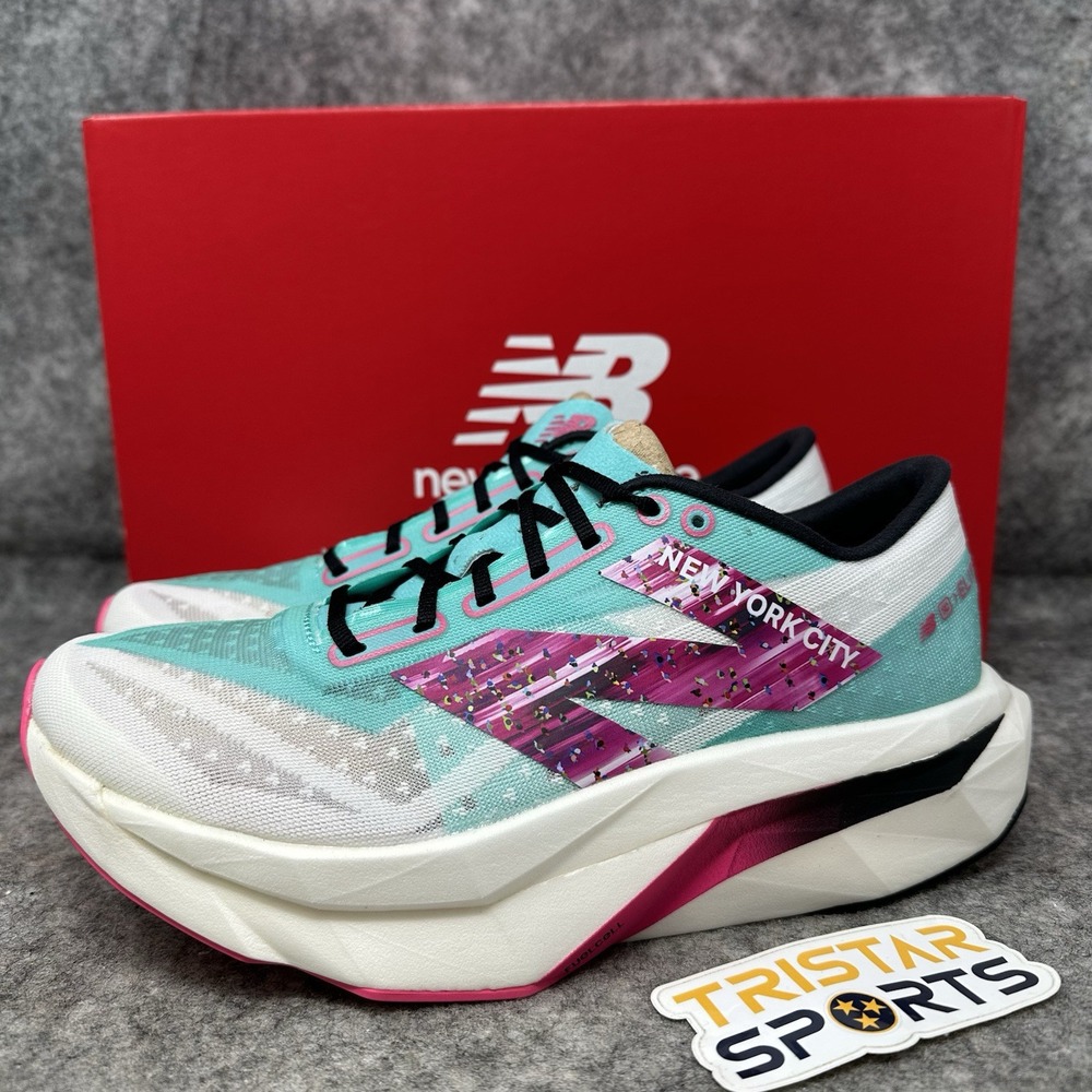 New Balance FuelCell Supercomp Elite V4 Running Shoes Womens Size 8 NYC Marathon